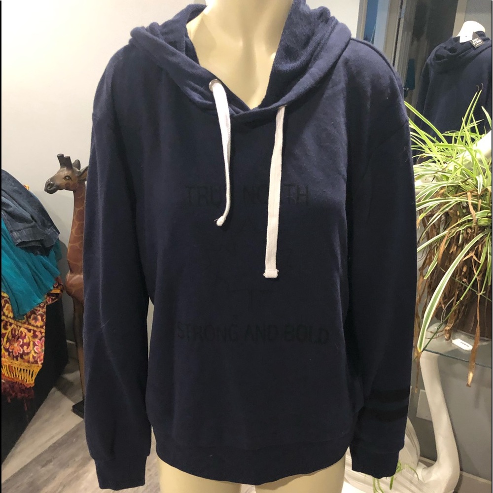 True North navy blue hoodie.  NWT